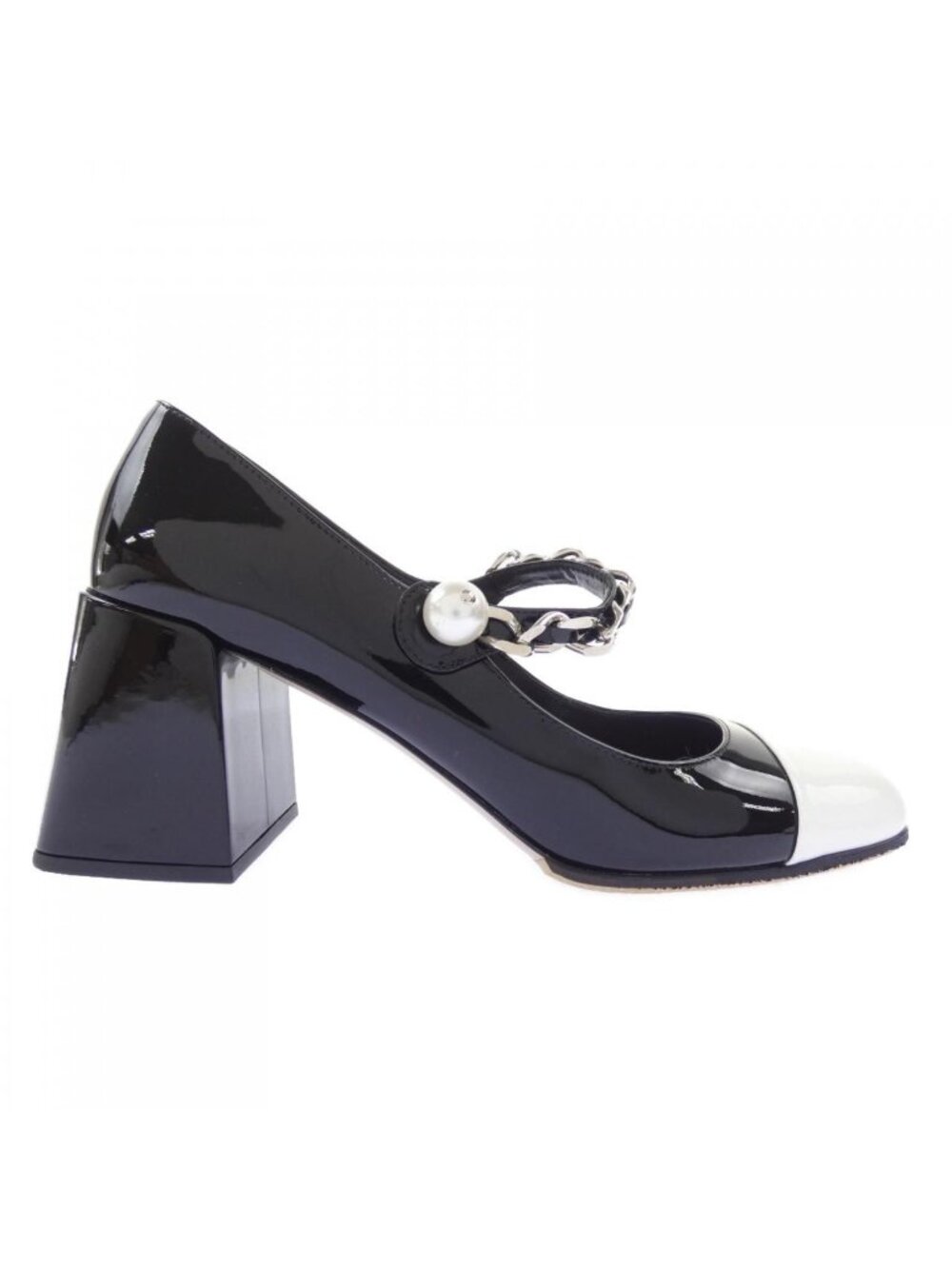 Miu Miu Metal Chain Pumps Heels